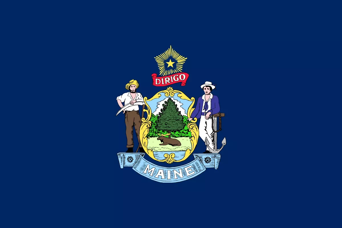 Maine State Flag