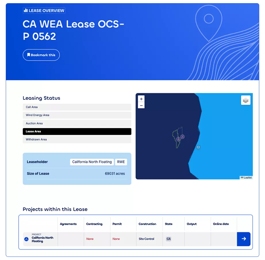 Lease page